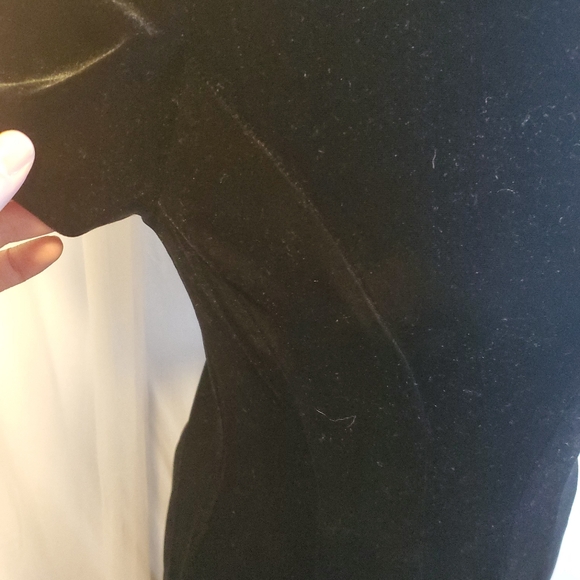 Chaps velvet fit and flare dress - Picture 3 of 4